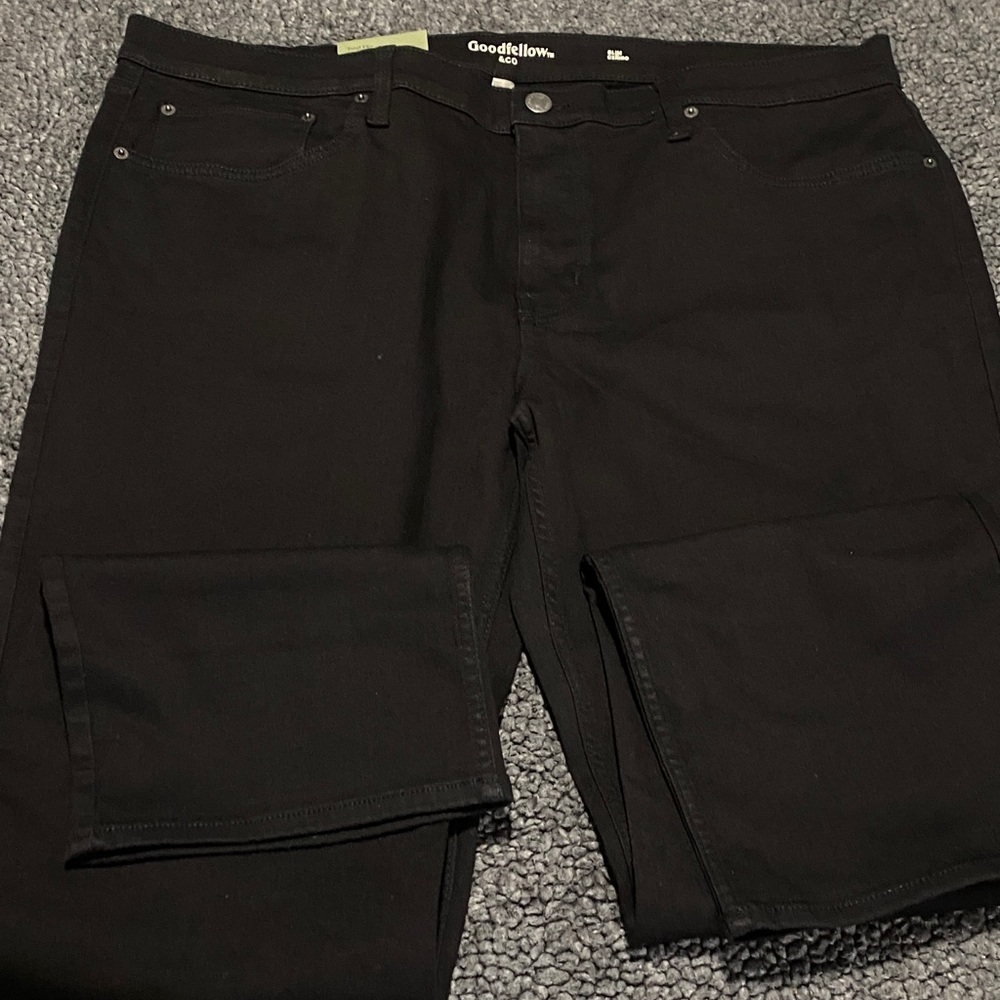 Goodfellow & Co Black Slim Straight Jeans